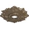 Ekena Millwork Riley Ceiling Medallion (Fits Canopies up to 4 5/8"), 18"OD x 3 1/2"ID x 1 1/2"P, Warm Silver CM18RLWSS - alternate 2